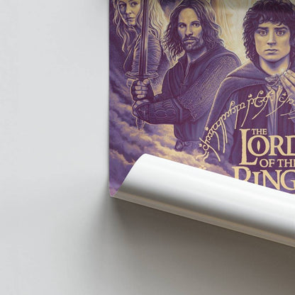 Poster LOTR Paars