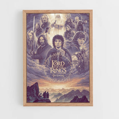 Poster LOTR Paars