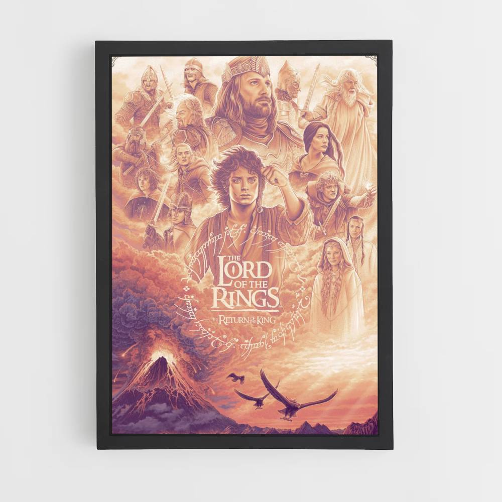 Affiche LOTR Oranje