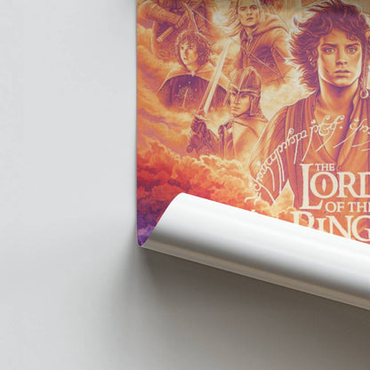 Affiche LOTR Oranje