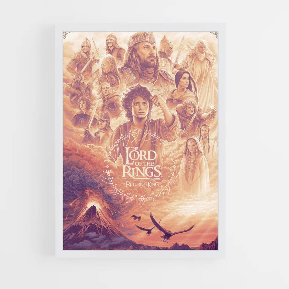 Affiche LOTR Oranje