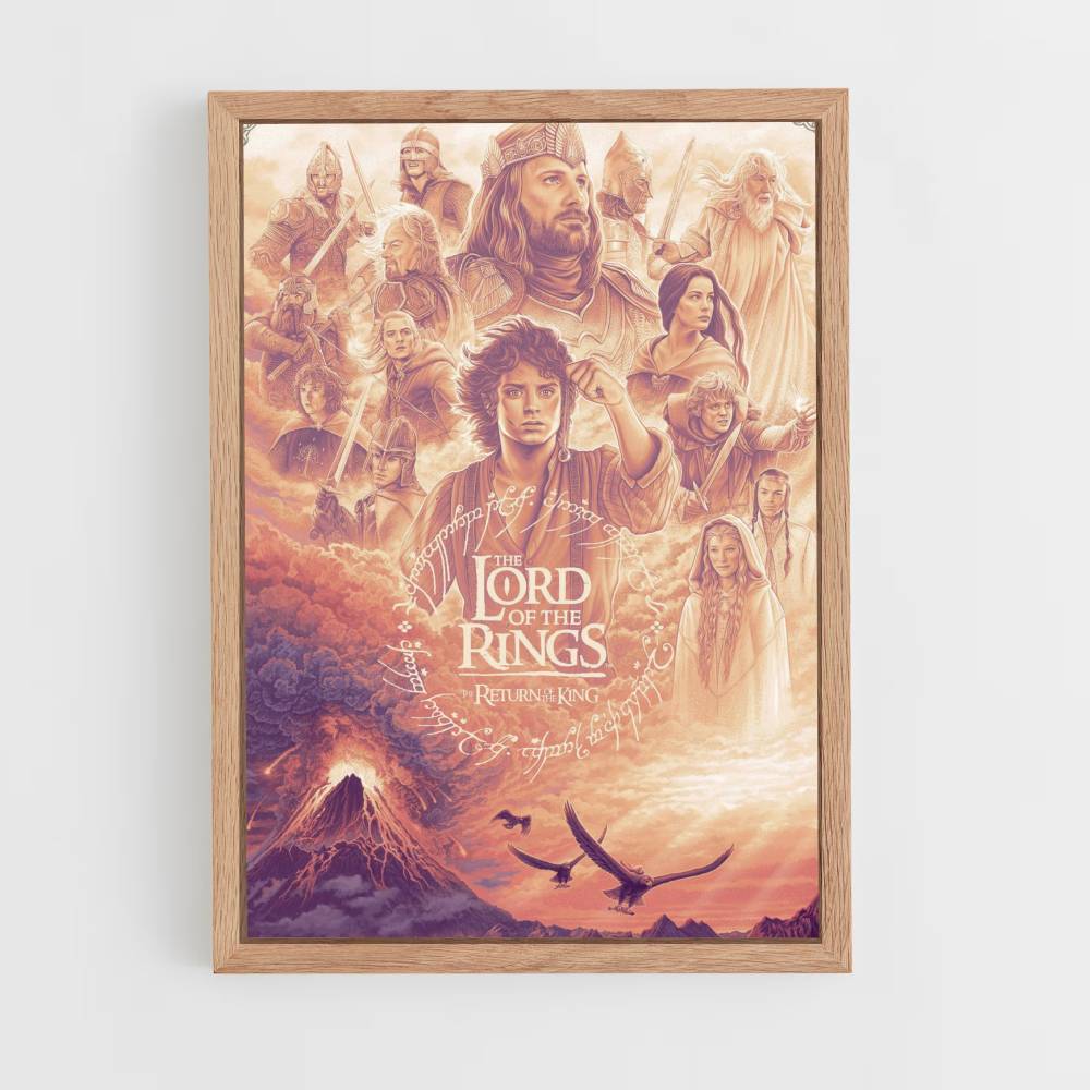 Affiche LOTR Oranje