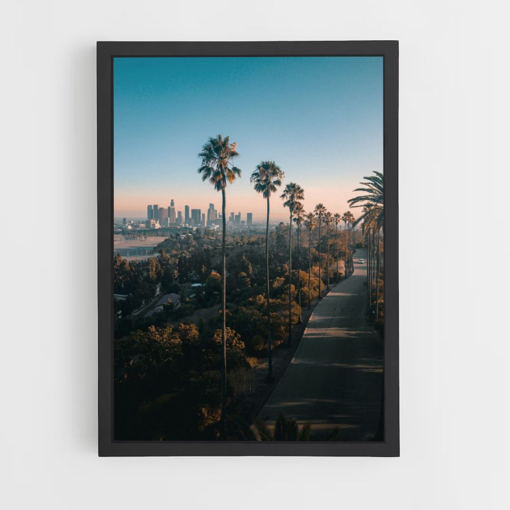 Palmboomposter van Los Angeles