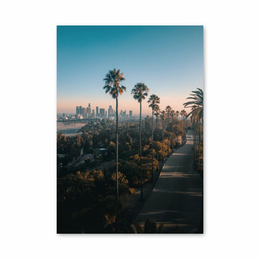 Palmboomposter van Los Angeles