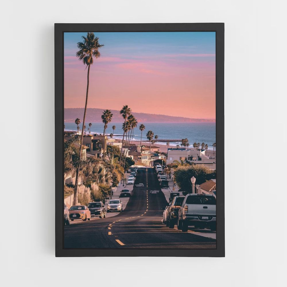 Wegposter van Los Angeles