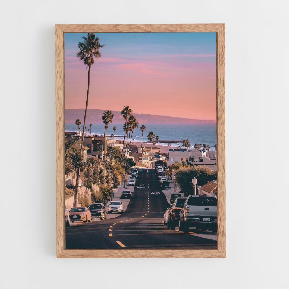 Wegposter van Los Angeles