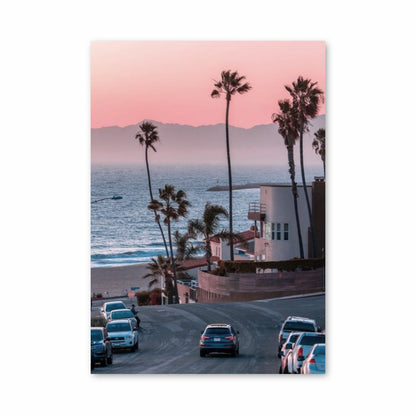 Het strandposter van Los Angeles