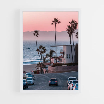 Het strandposter van Los Angeles