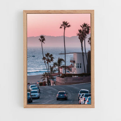 Het strandposter van Los Angeles