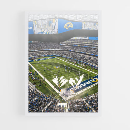 los-angeles-rams-16 cadre Blanc