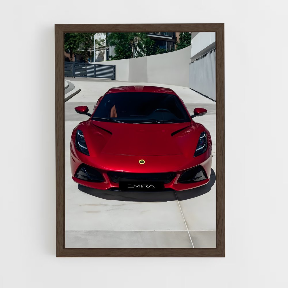 lotus-10 cadre Bois foncé