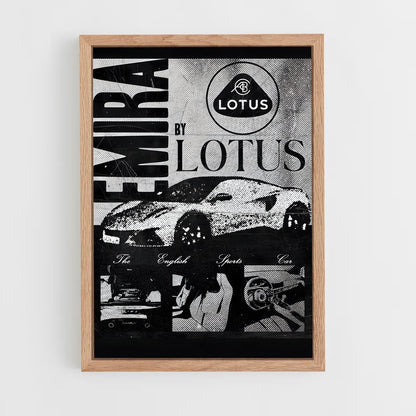 lotus-4 cadre Bois clair