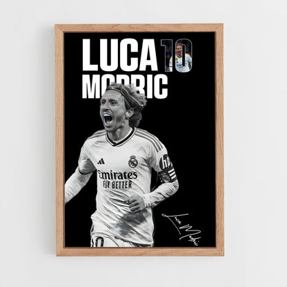 luka-modric-10 cadre Bois clair