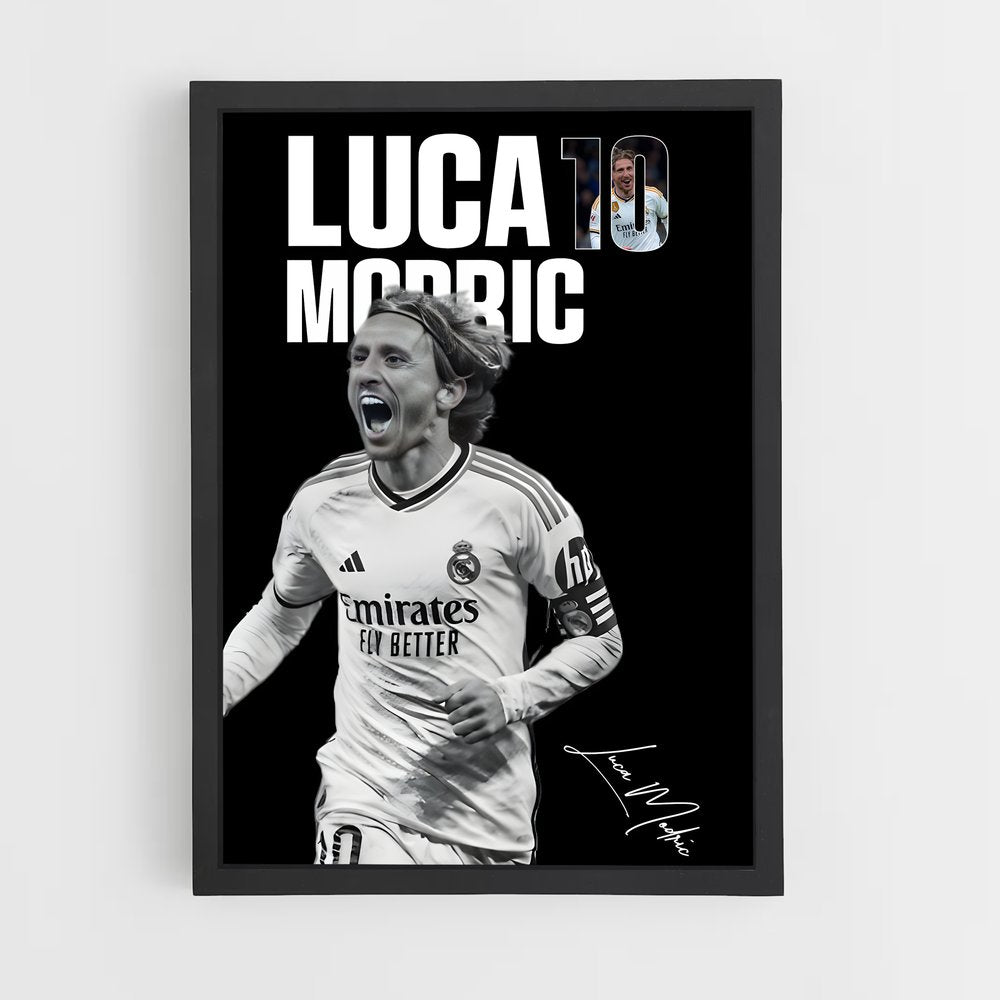 luka-modric-10 cadre Noir