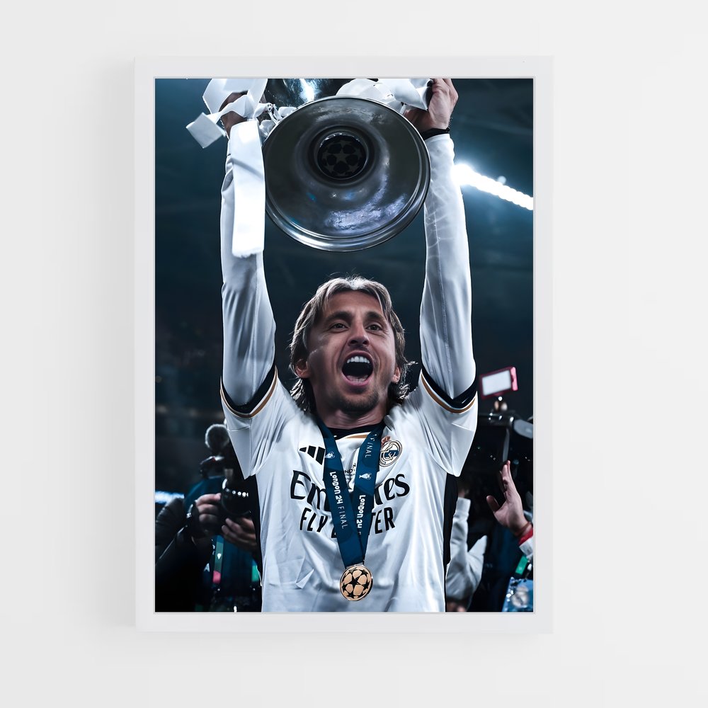 luka-modric-8 cadre Blanc