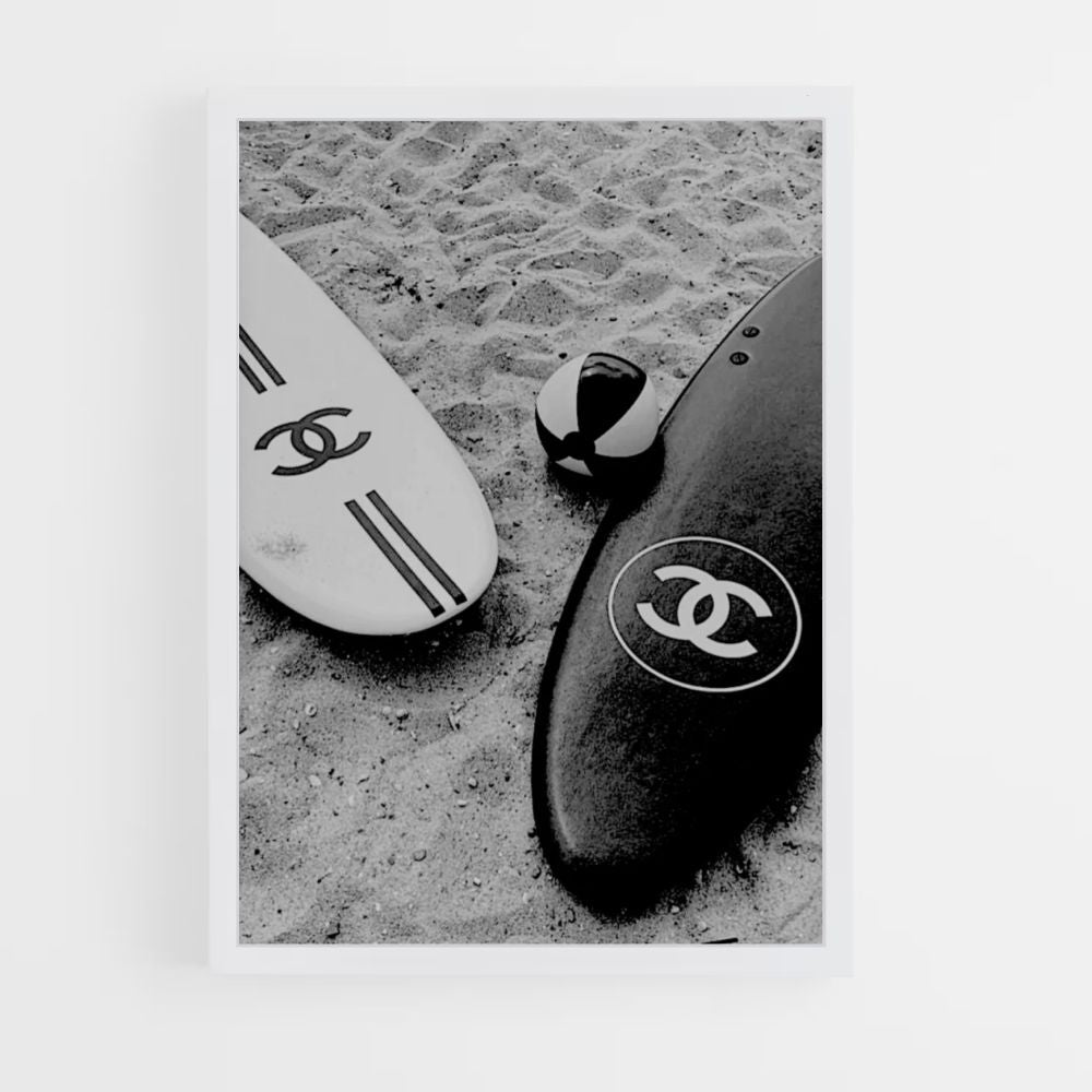 Chanel surfplankposter