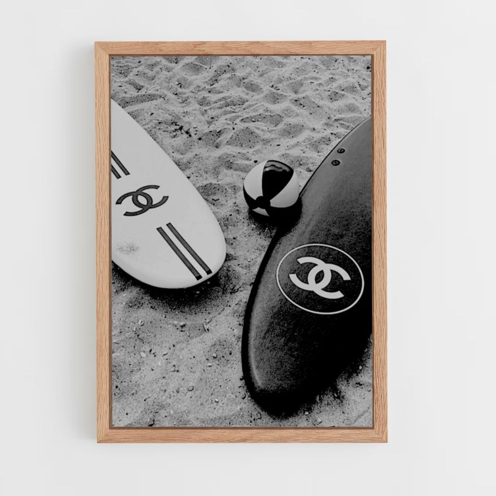 Chanel surfplankposter