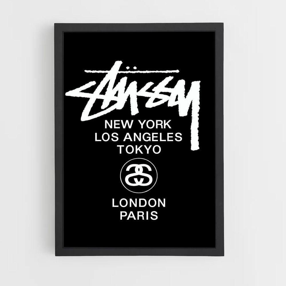 Affiche Stussy Internationaal