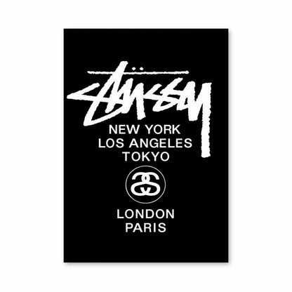 Affiche Stussy Internationaal