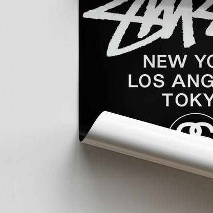 Affiche Stussy Internationaal