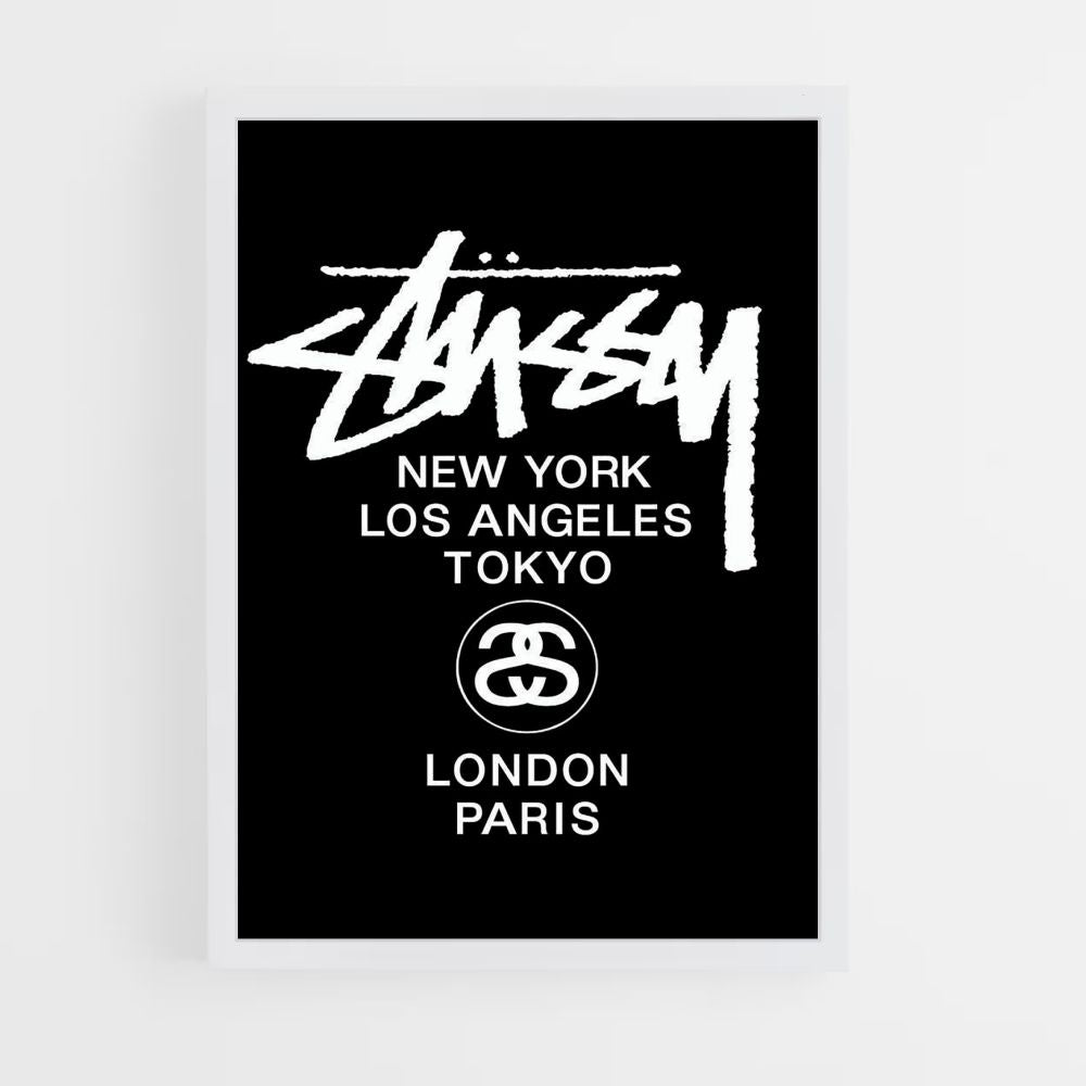 Affiche Stussy Internationaal