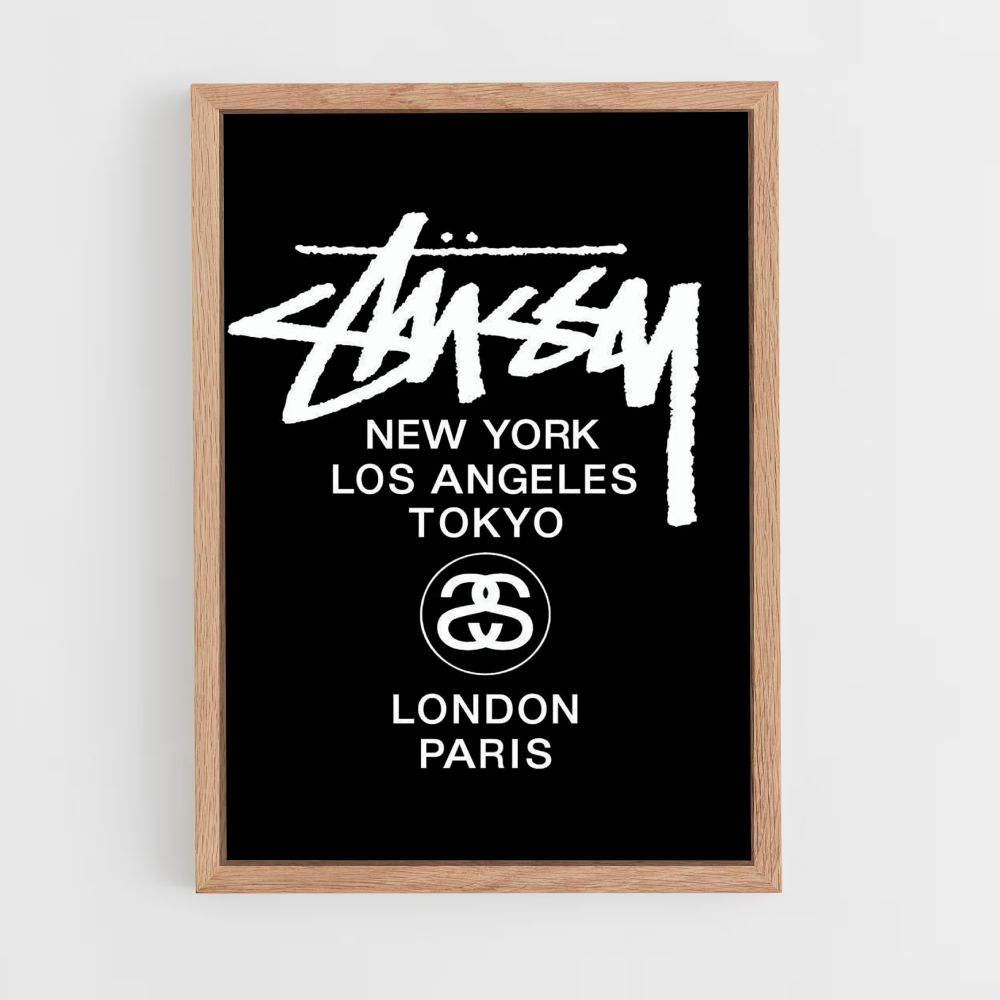 Affiche Stussy Internationaal