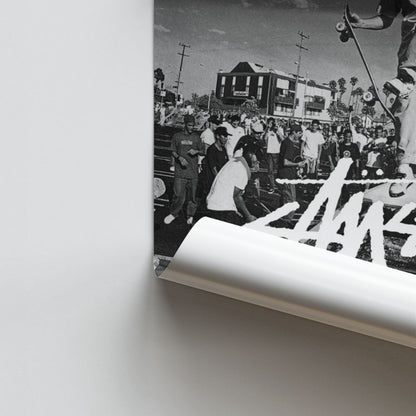 Poster Stussy Zwart en Wit