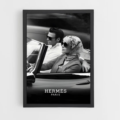 Affiche Hermès Parijs Auto