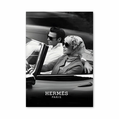 Affiche Hermès Parijs Auto