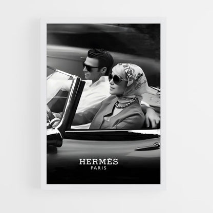 Affiche Hermès Parijs Auto