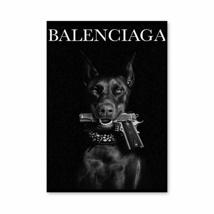 Affiche Balenciaga-pistool