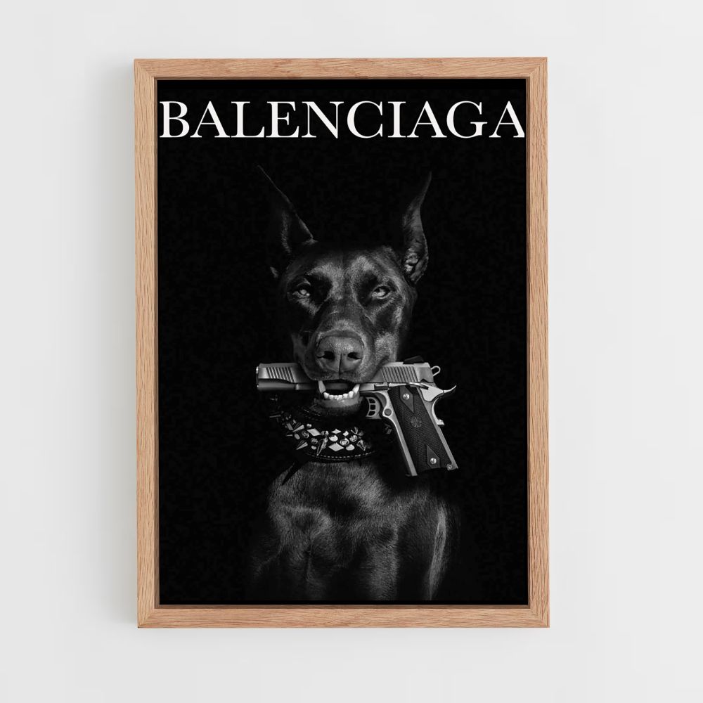 Affiche Balenciaga-pistool