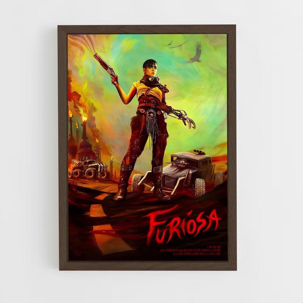 mad-max-14 cadre Bois foncé