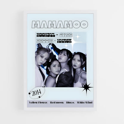 mamamoo-5 cadre Blanc