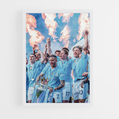 Affiche Manchester City-brand