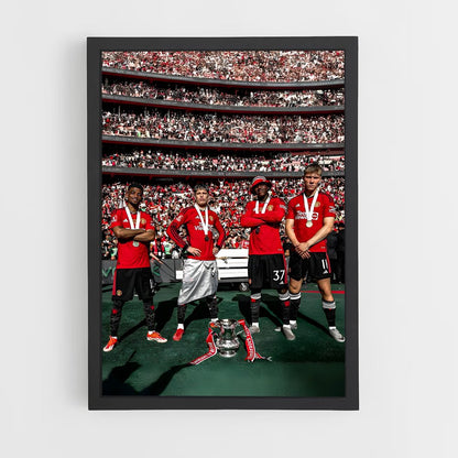 manchester-united-3 cadre Noir