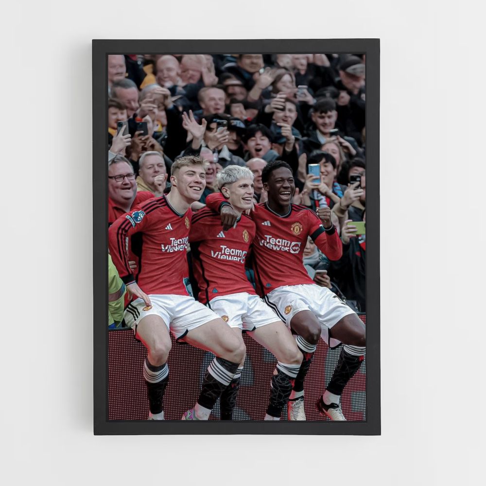 Manchester United-teamposter