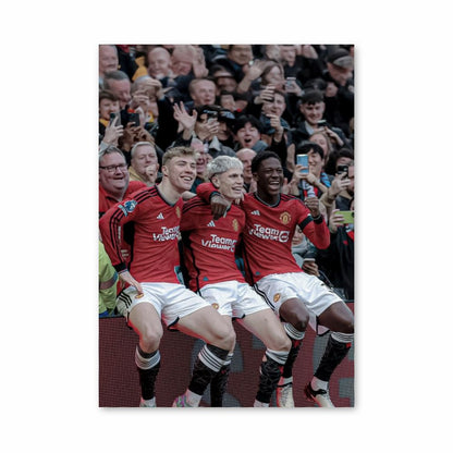 Manchester United-teamposter