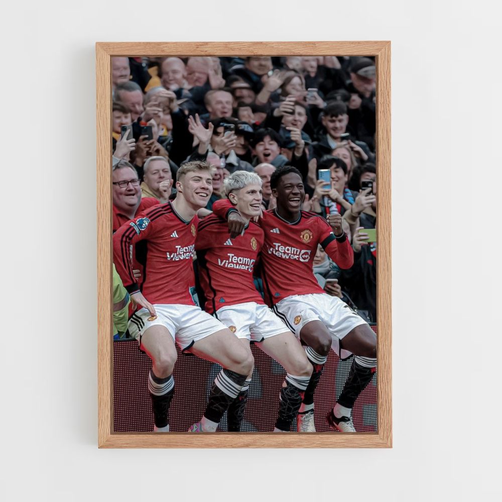 Manchester United-teamposter