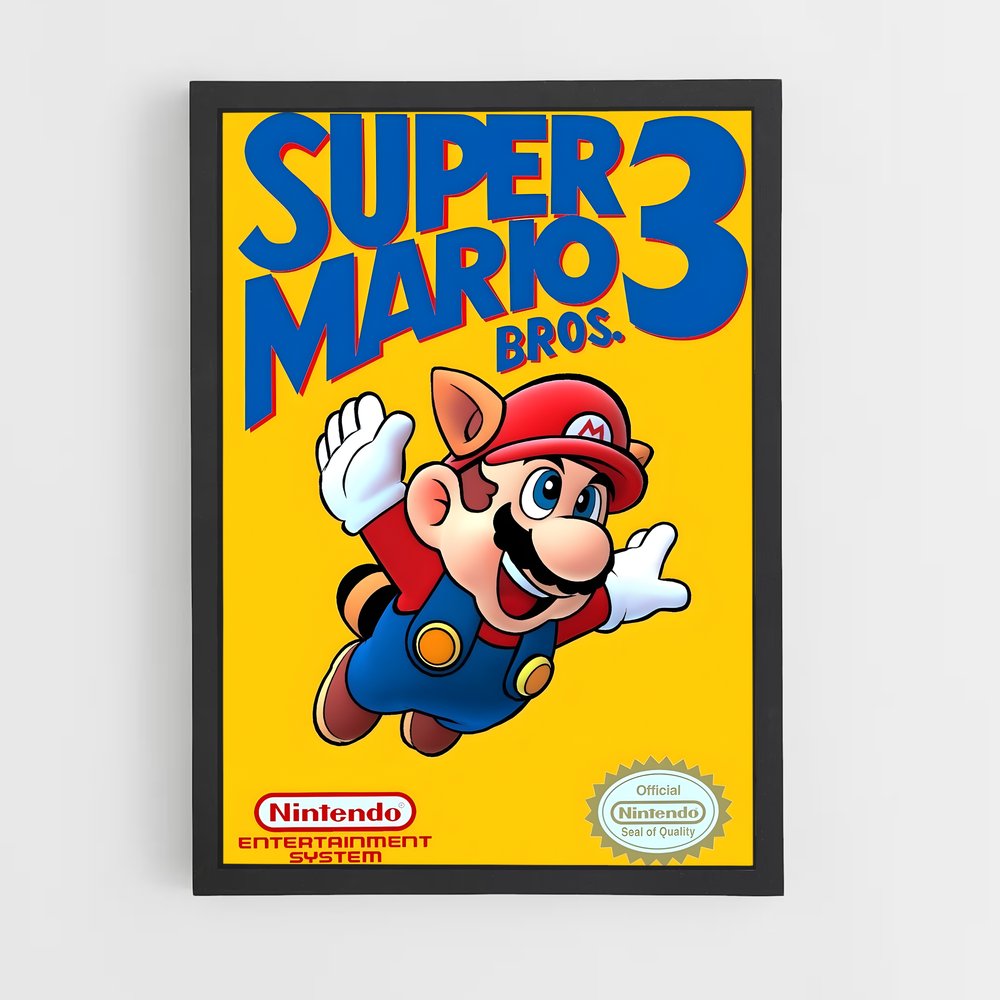 mario-10 cadre Noir