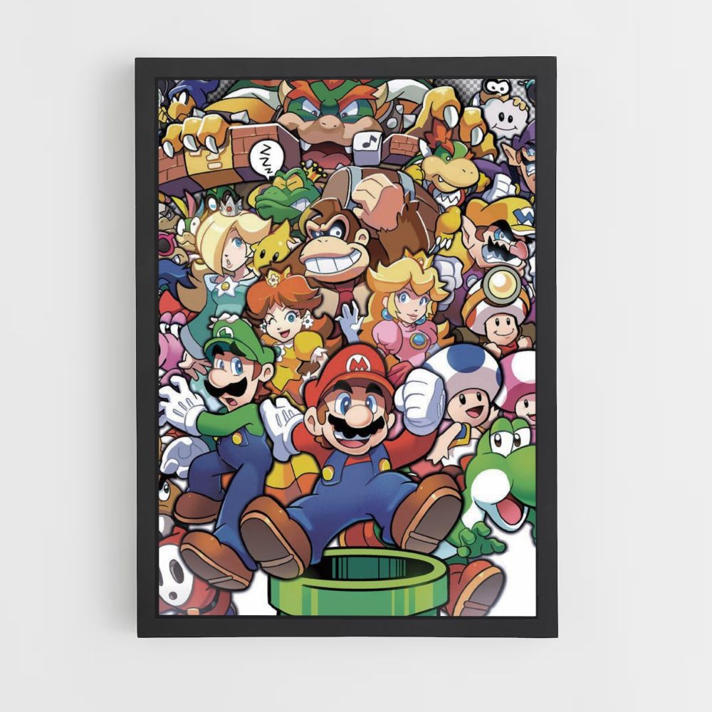 Affiche Mario Pipe