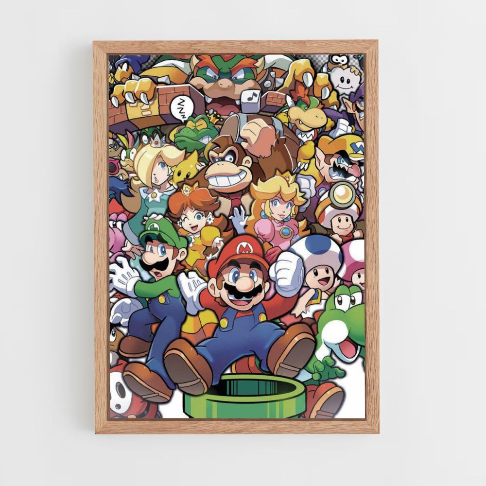 Affiche Mario Pipe