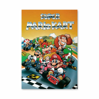 Poster Mario Kart Retro