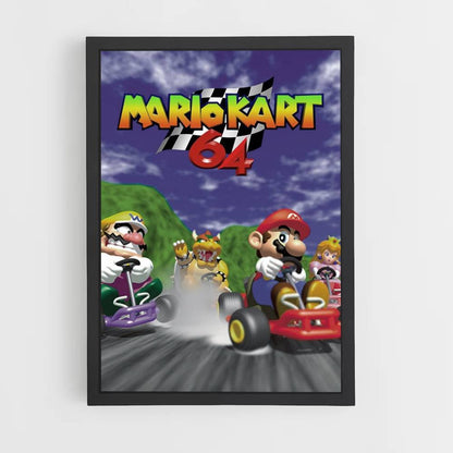 Affiche Mariokart 64