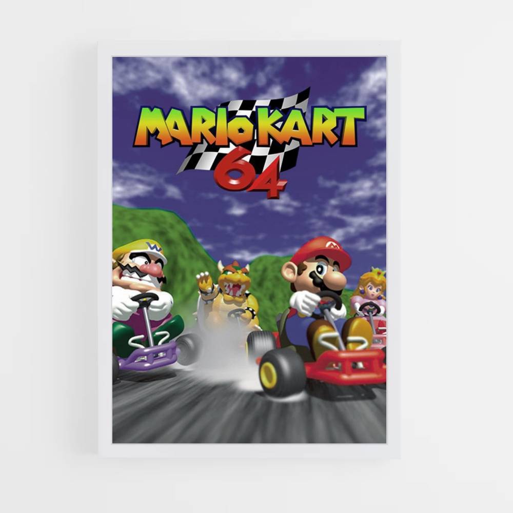 Affiche Mariokart 64