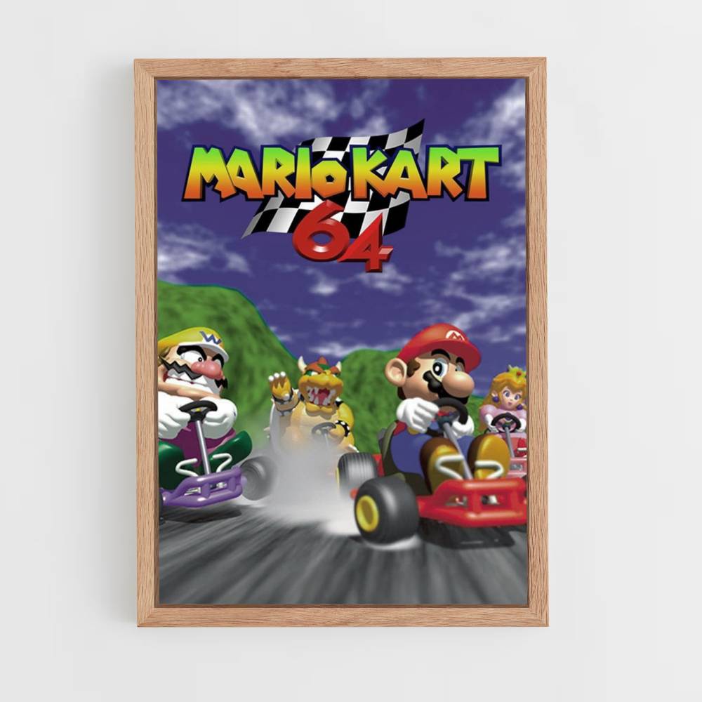 Affiche Mariokart 64