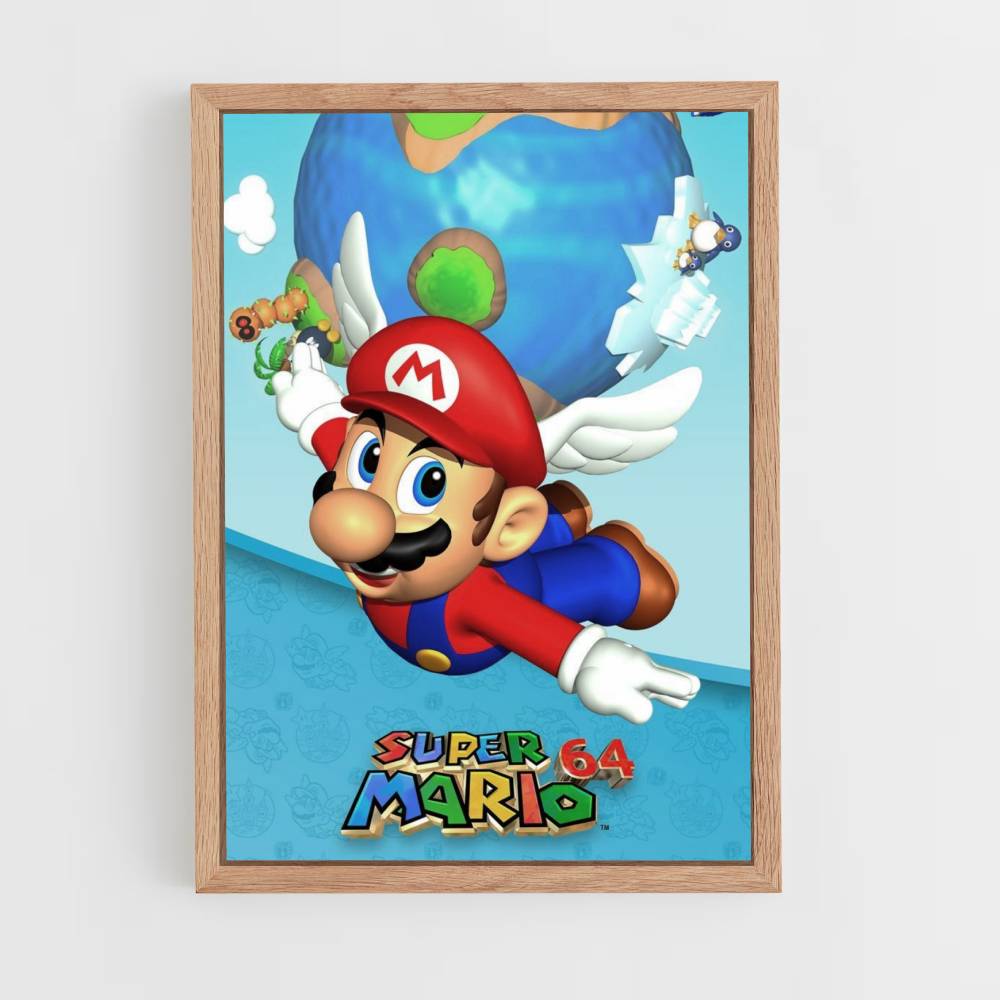 Affiche Super Mario 64