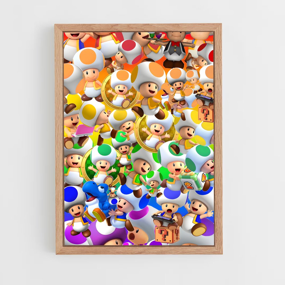 mario-2 cadre Bois clair