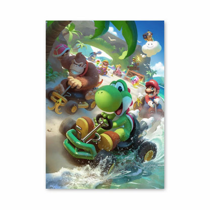 Affiche Mario Kart Yoshi