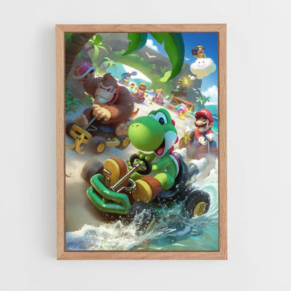 Affiche Mario Kart Yoshi